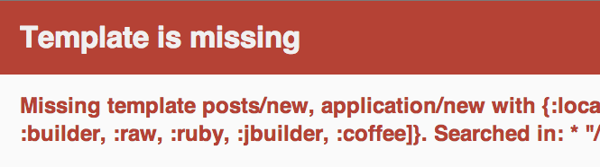 Template is missing for posts/new