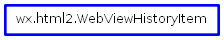 Inheritance diagram of WebViewHistoryItem